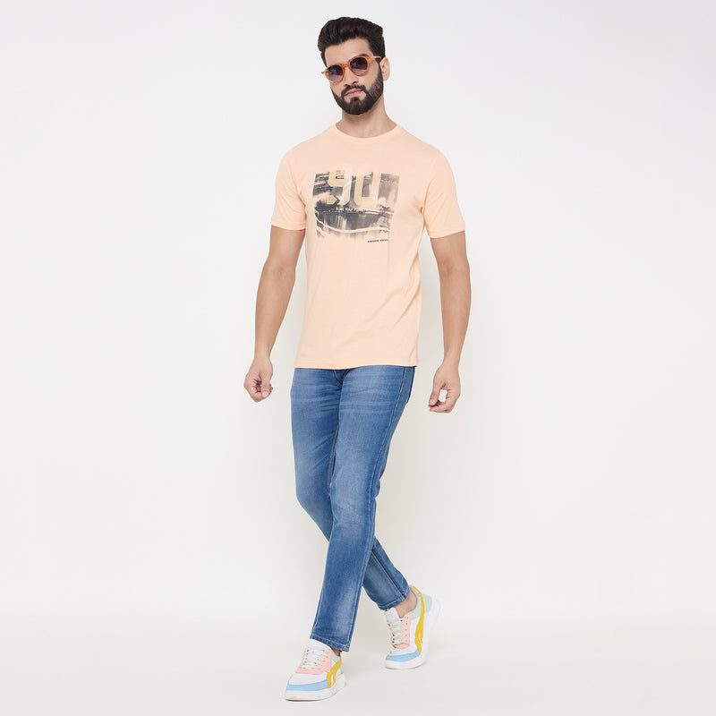 Duke Urban Men Half Sleeve Cotton Tshirt (LF7143)