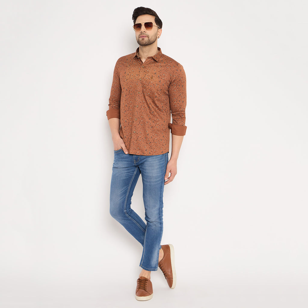 Duke Stardust Men Full Sleeve Cotton Shirts (SDO8PRSL)