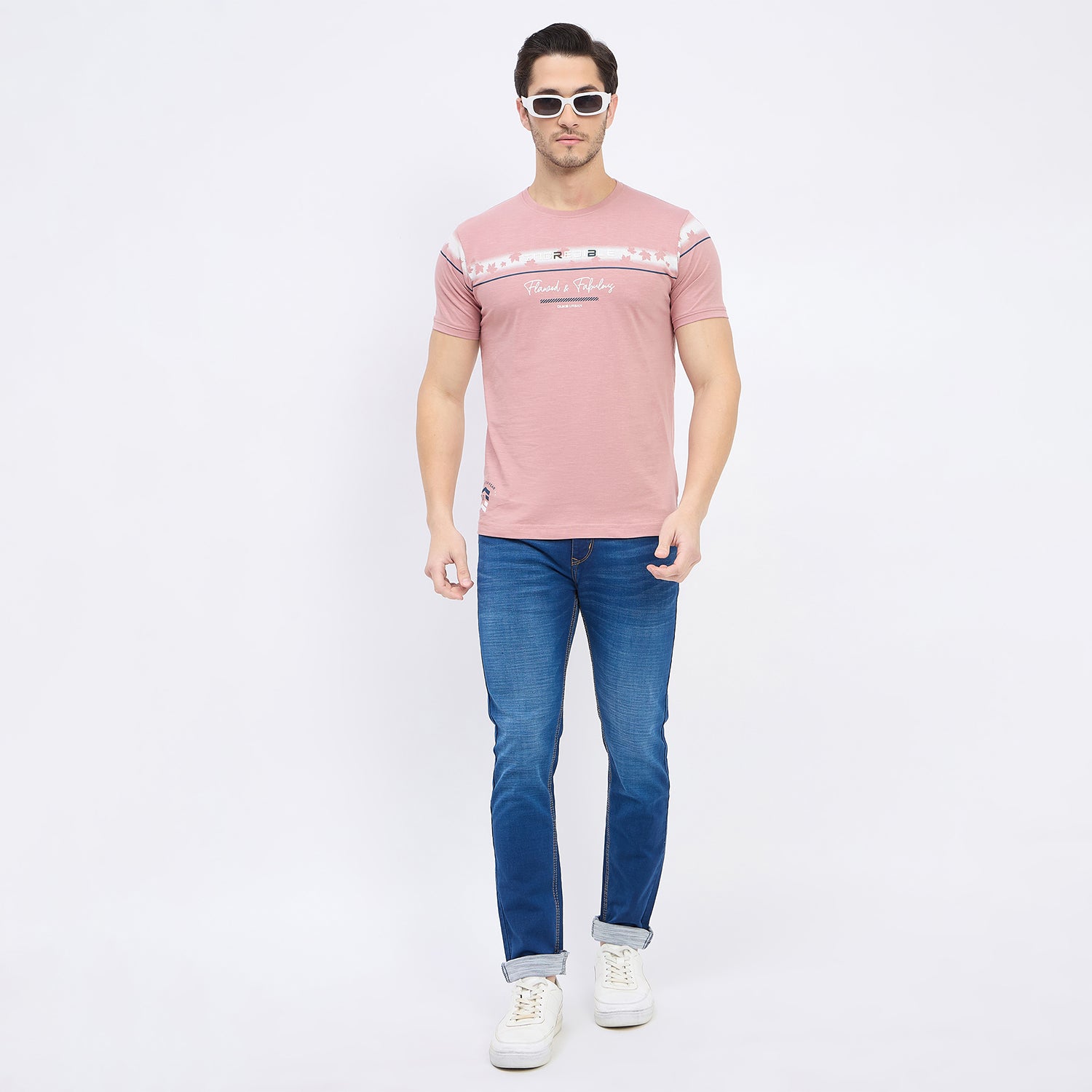 Duke Urban Men Half Sleeve Cotton T-shirt (LF7155)