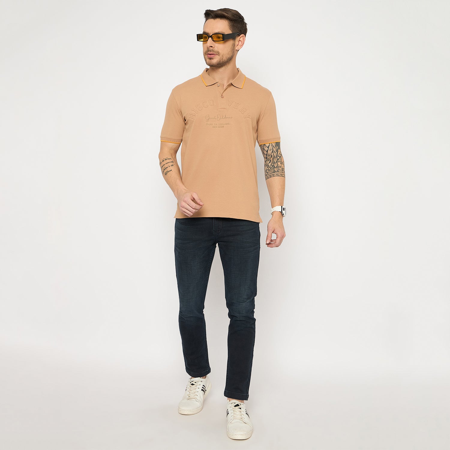 Duke Urban Men Half Sleeve Cotton Tshirt (LF7403)