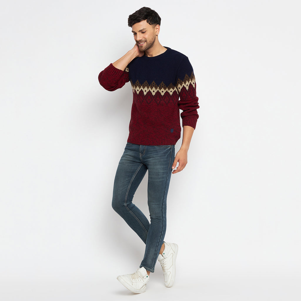 Duke Stardust Men Full Sleeve Round Neck Pullover (SDS648)