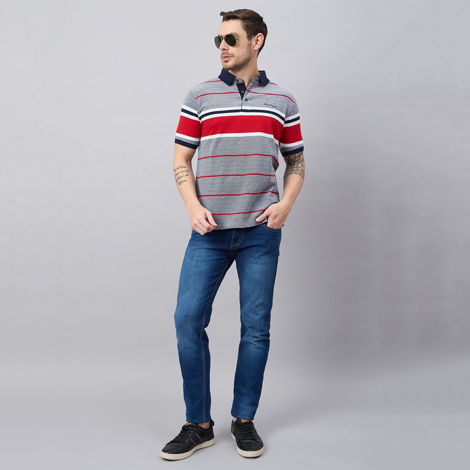 Duke Urban Men Half Sleeve Cotton Polo Tshirt (ON2090)