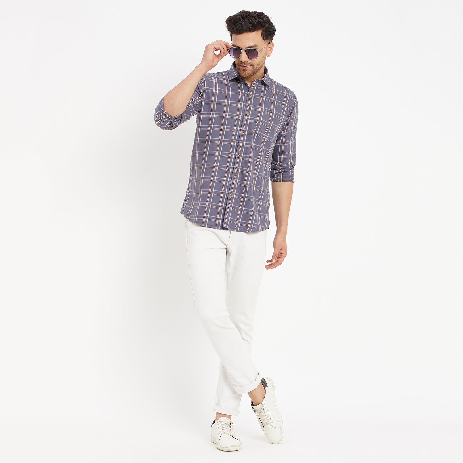 Duke Stardust Men Full Sleeve Cotton Shirt (SDO8CKTV)
