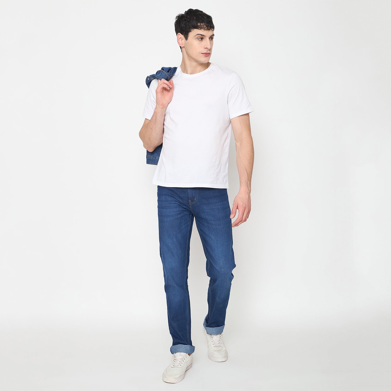Duke Urban Men Comfort Fit Stretchable Jeans (SDD5900C)