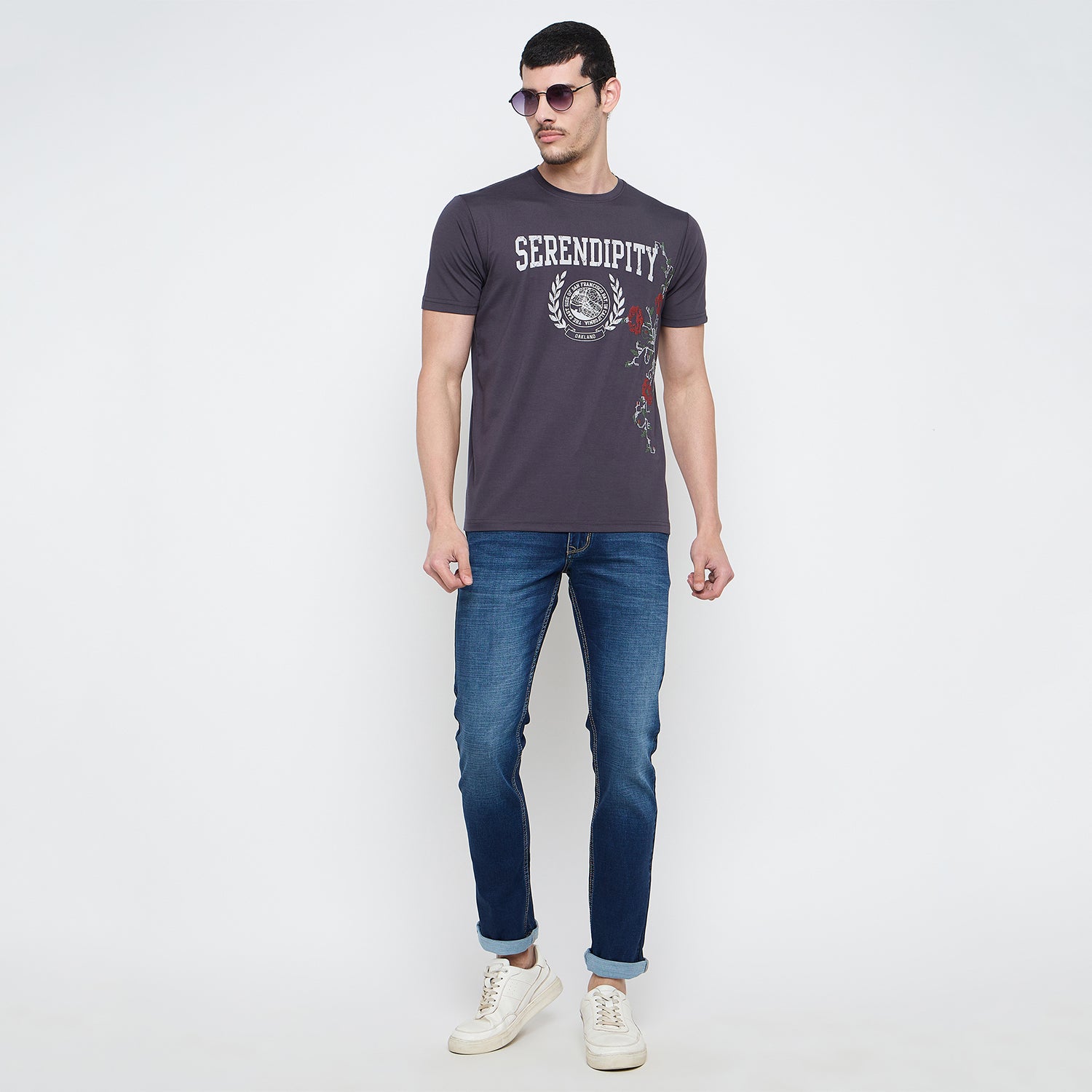 Duke Urban Men Half Sleeve Cotton Round Neck Tshirt (LF7544)