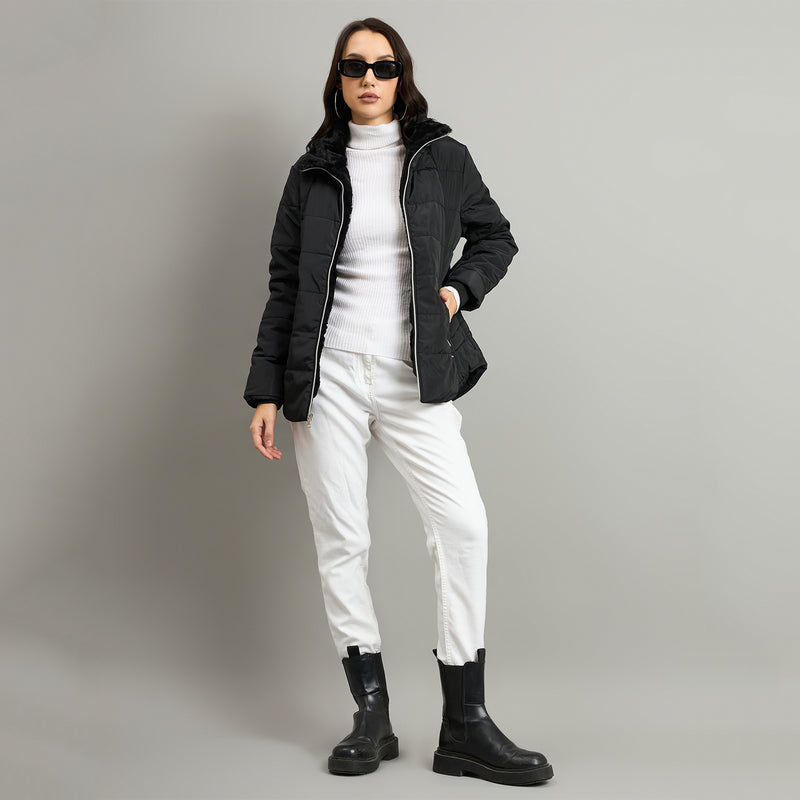Duke Urban Women Short Style Collared Jacket (SDZ4112)