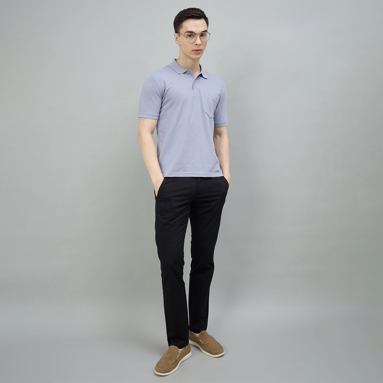 Duke Urban Men Polo Neck Half Sleeve Regular T-Shirt (LF7559)