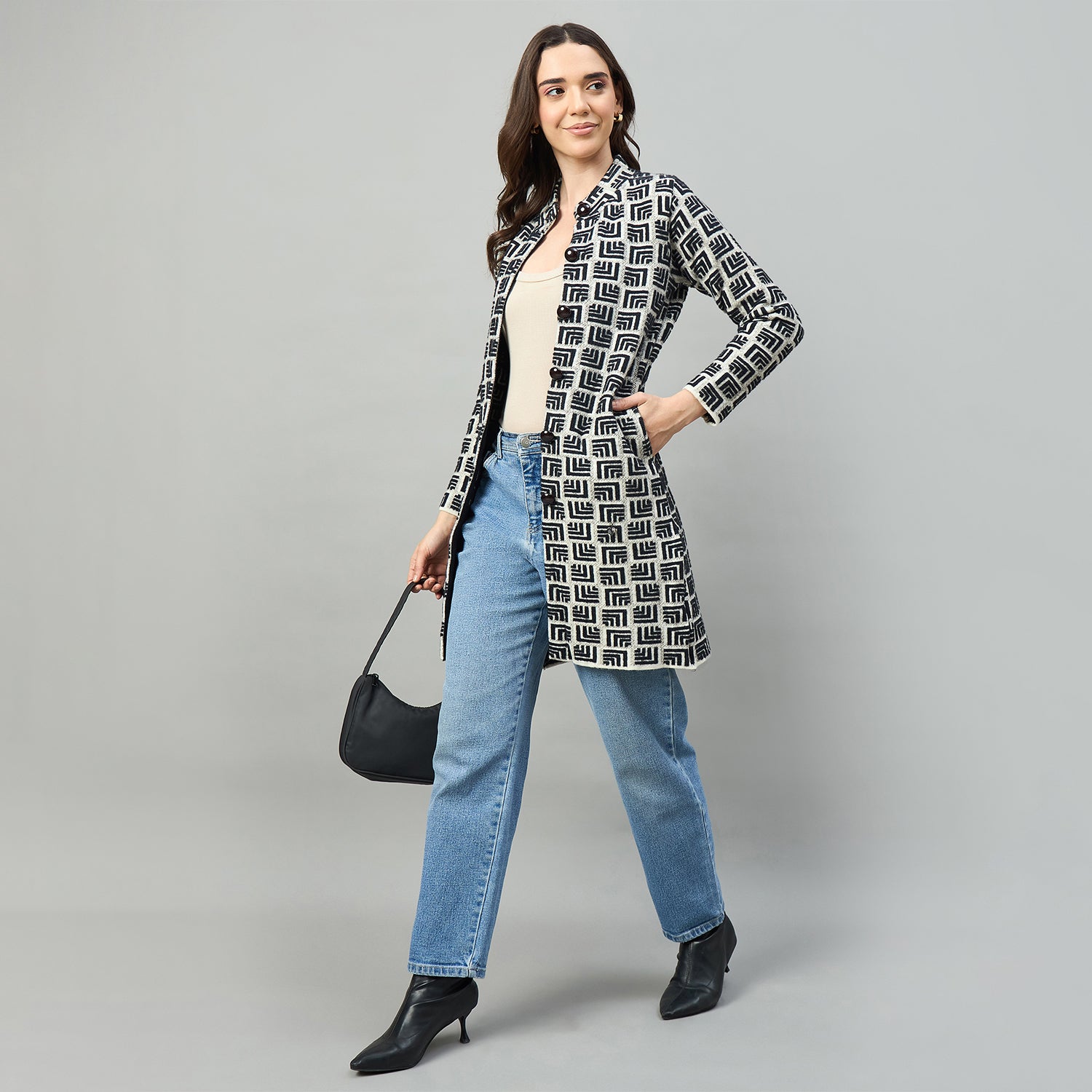 Duke Urban Women Full Sleeve Regular Sweater (SDS1322)