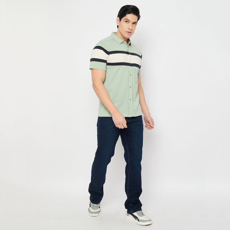 Duke Urban Men Half Sleeve Cotton Shirt (LF7661)