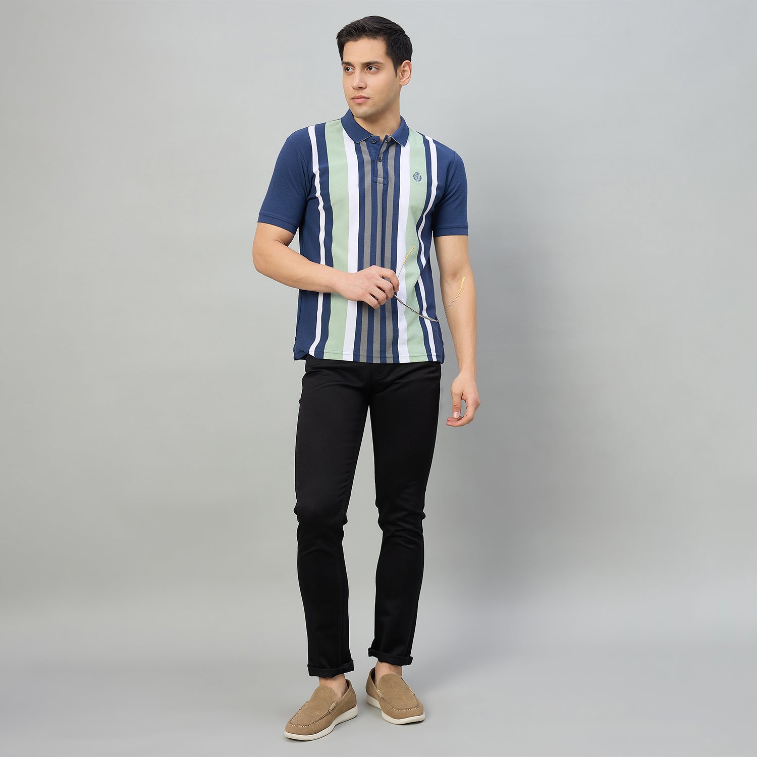 Duke Men Half Sleeve Cotton Regualr Fit Casual T-shirt (LF7913)