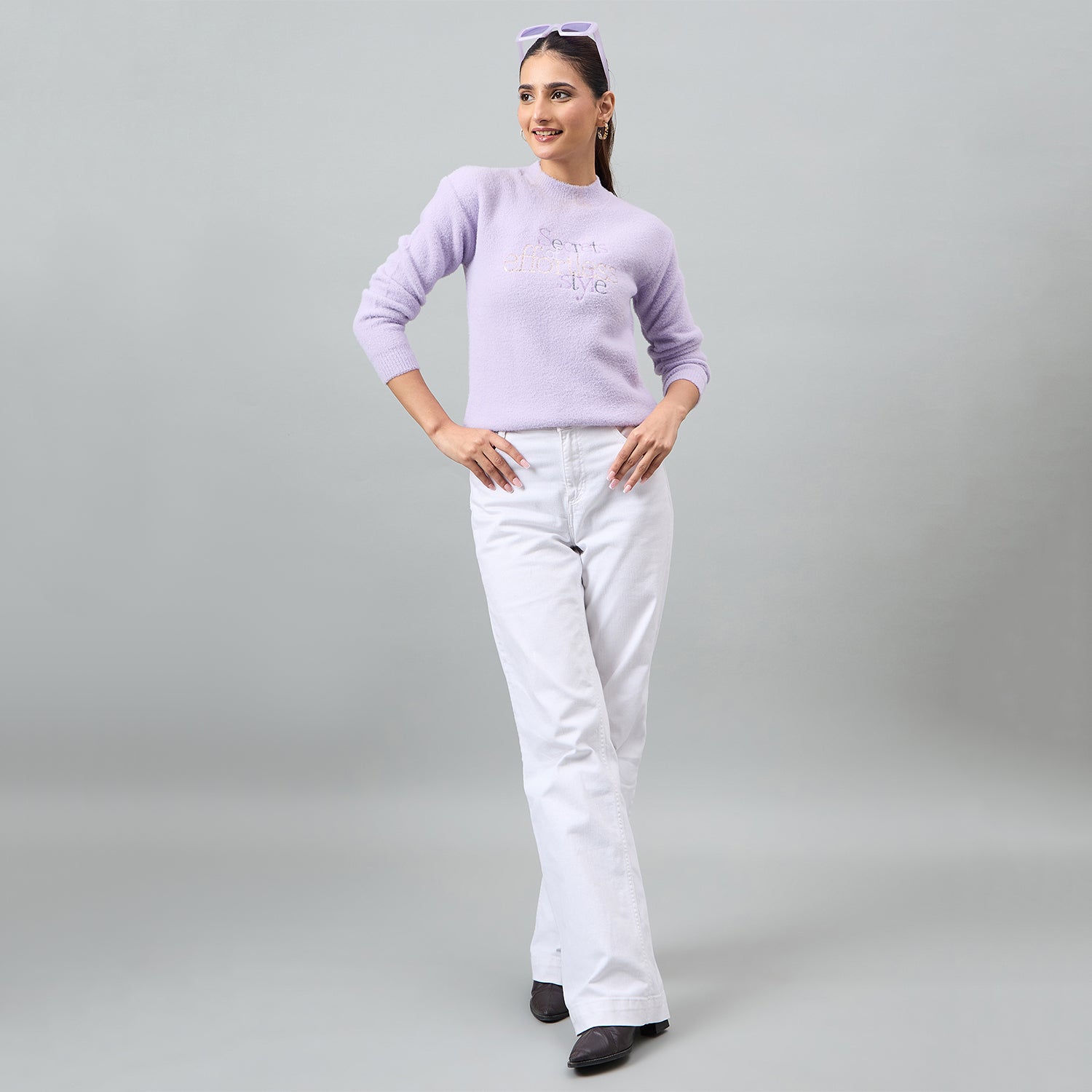 Duke Urban Women Full Sleeve Round Neck Pullover (SDS1408C)