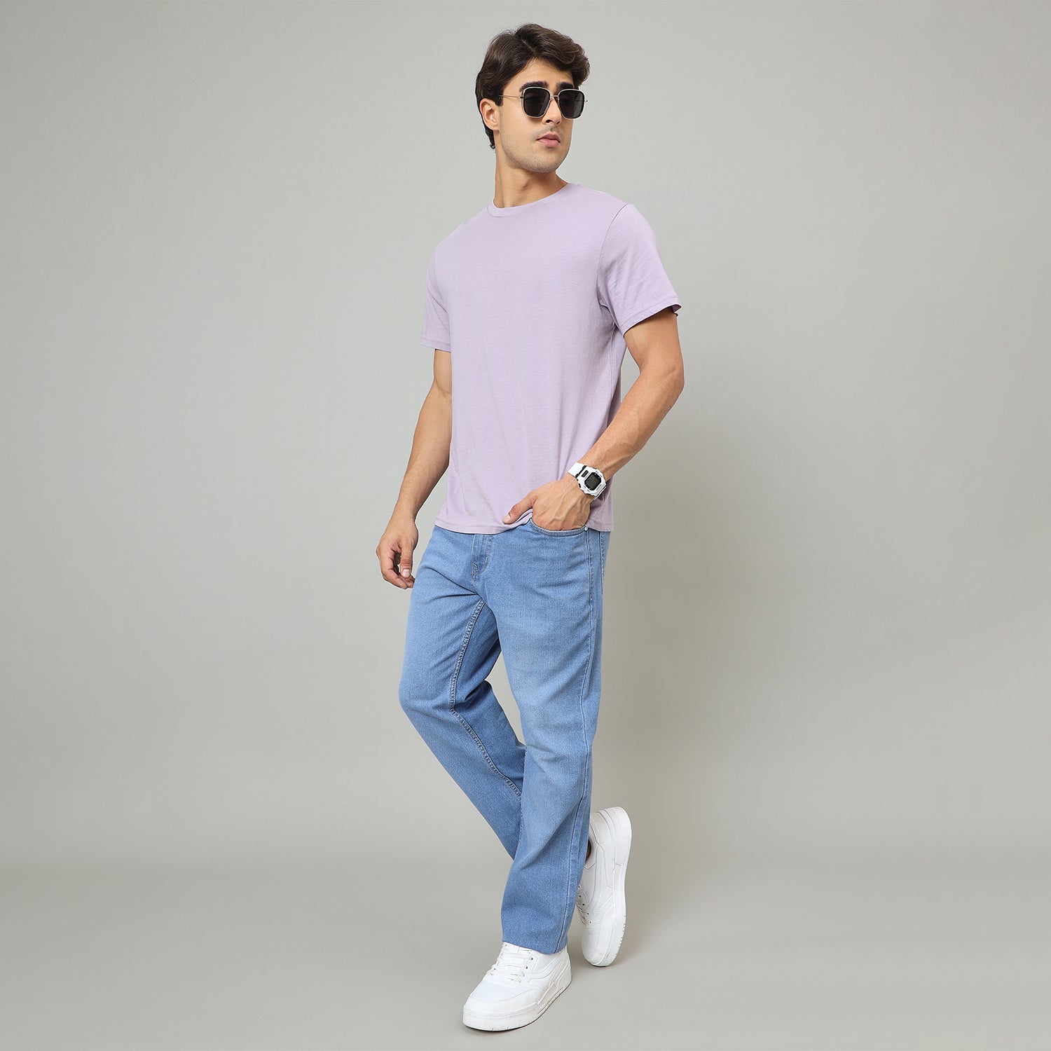 Duke Urban Men Comfort fit Stretchable mid-rise jeans (OND5900C)