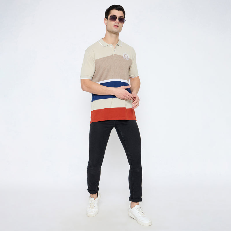 Duke Urban Men Half Sleeve Cotton T-shirt (LF7207)