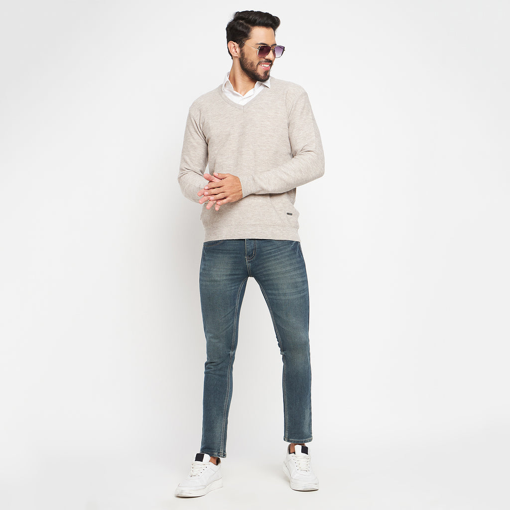 Duke Urban Men Full Sleeve V Neck Sweater (SDS2054)