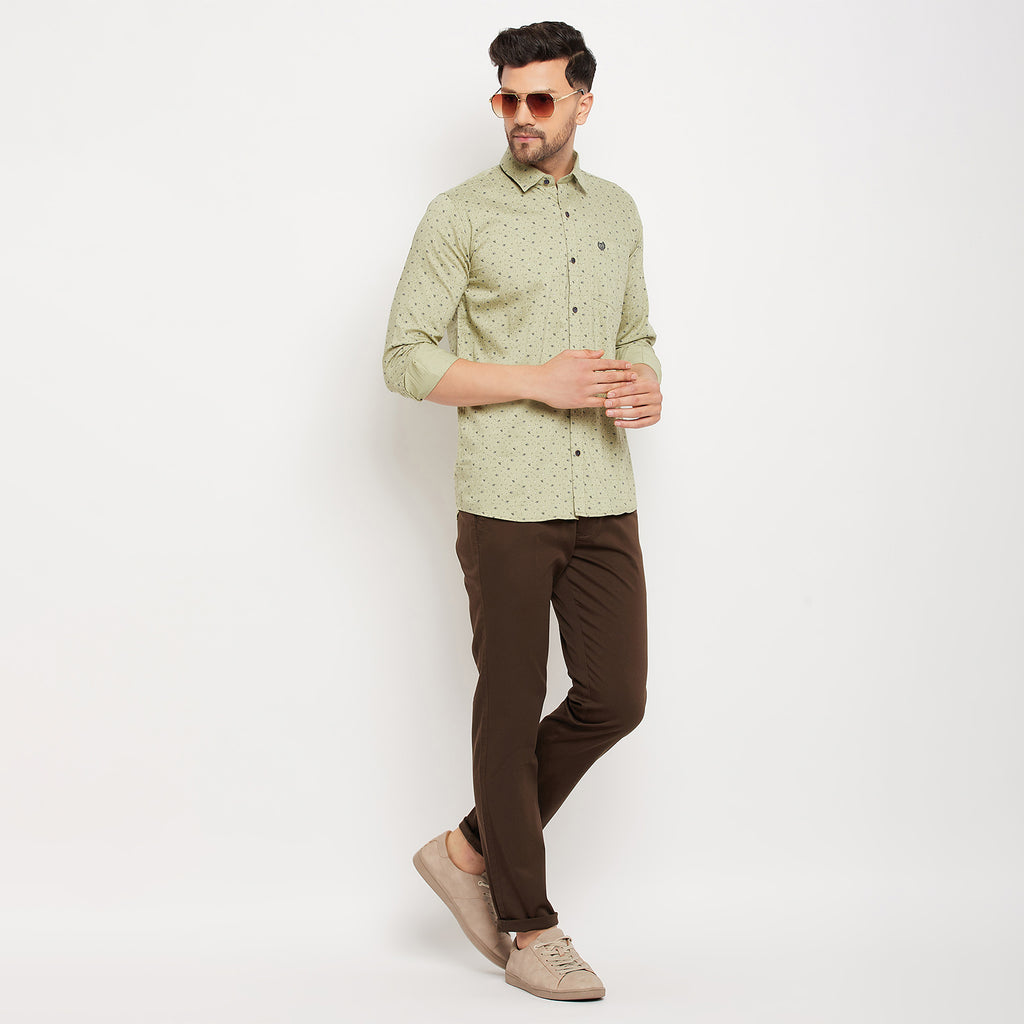 Duke Stardust Men Full Sleeve Cotton Shirt (SDO6PRTK)
