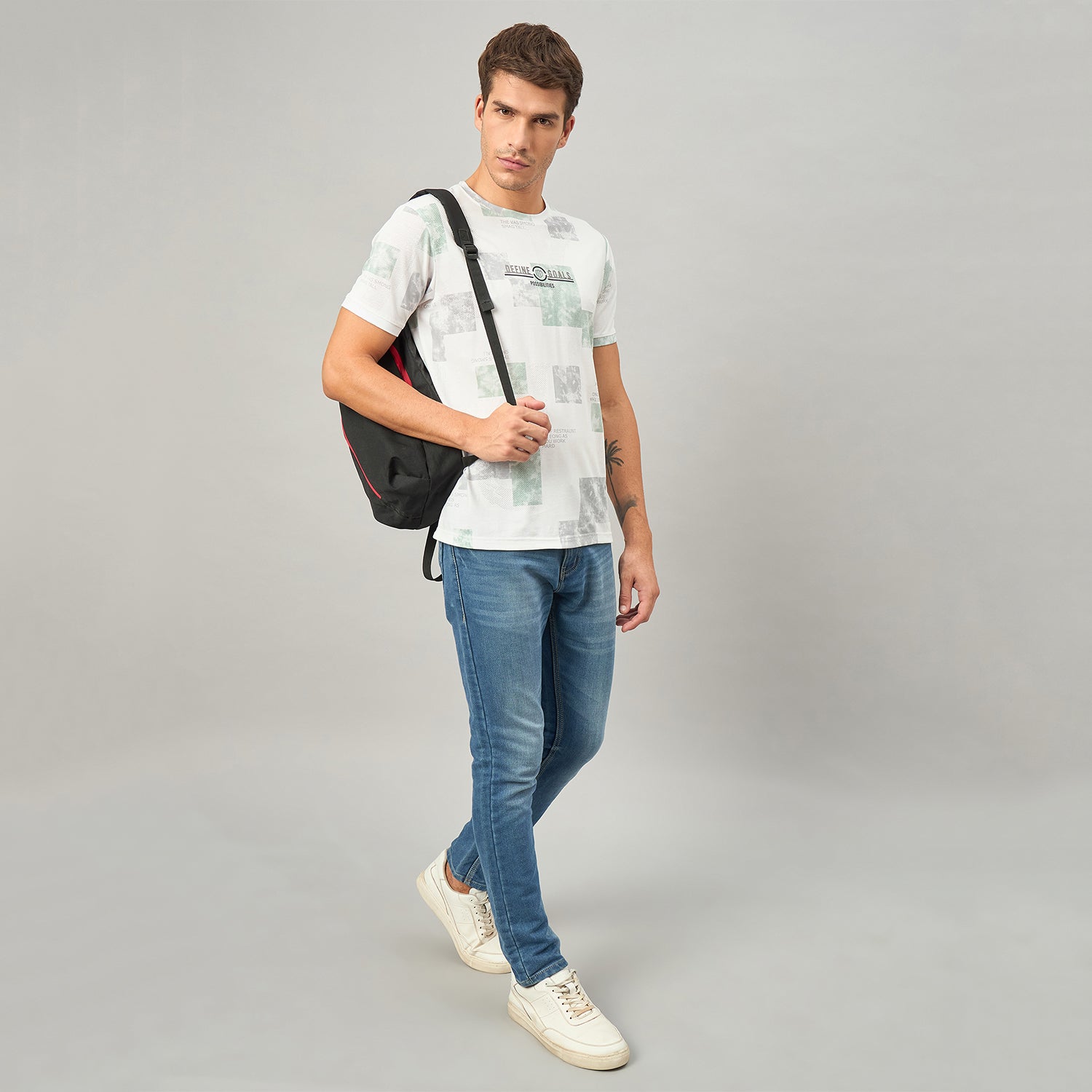 Duke Urban Men Half Sleeve Cotton Tshirt (LF7610)
