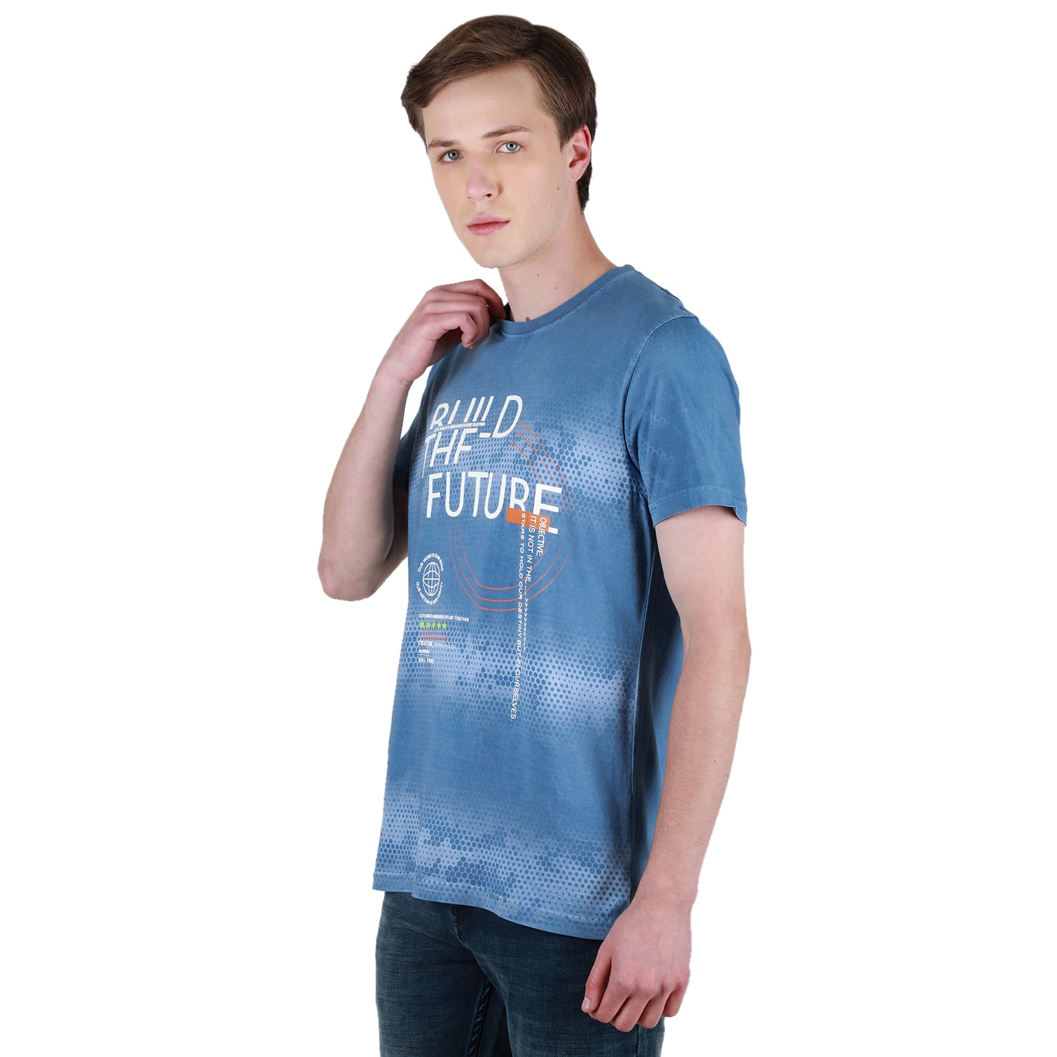 Duke Urban Men Half Sleeve Cotton Tshirt (LF7135)