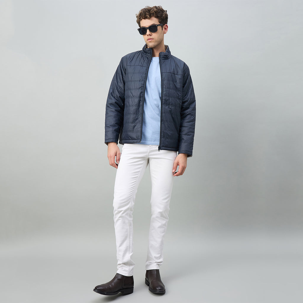 Duke Urban Men Reversible High Neck Regular Jacket (OSDZ9292)