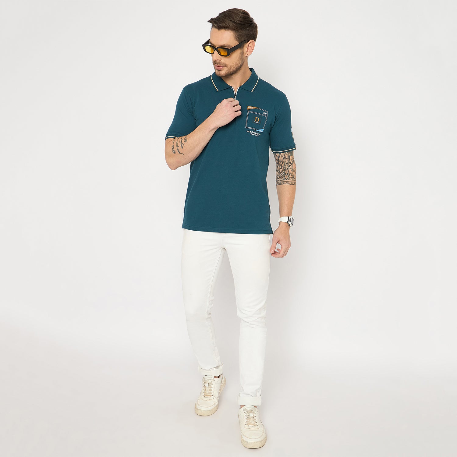 Duke Urban Men Half Sleeve Cotton Tshirt (LF7416S)