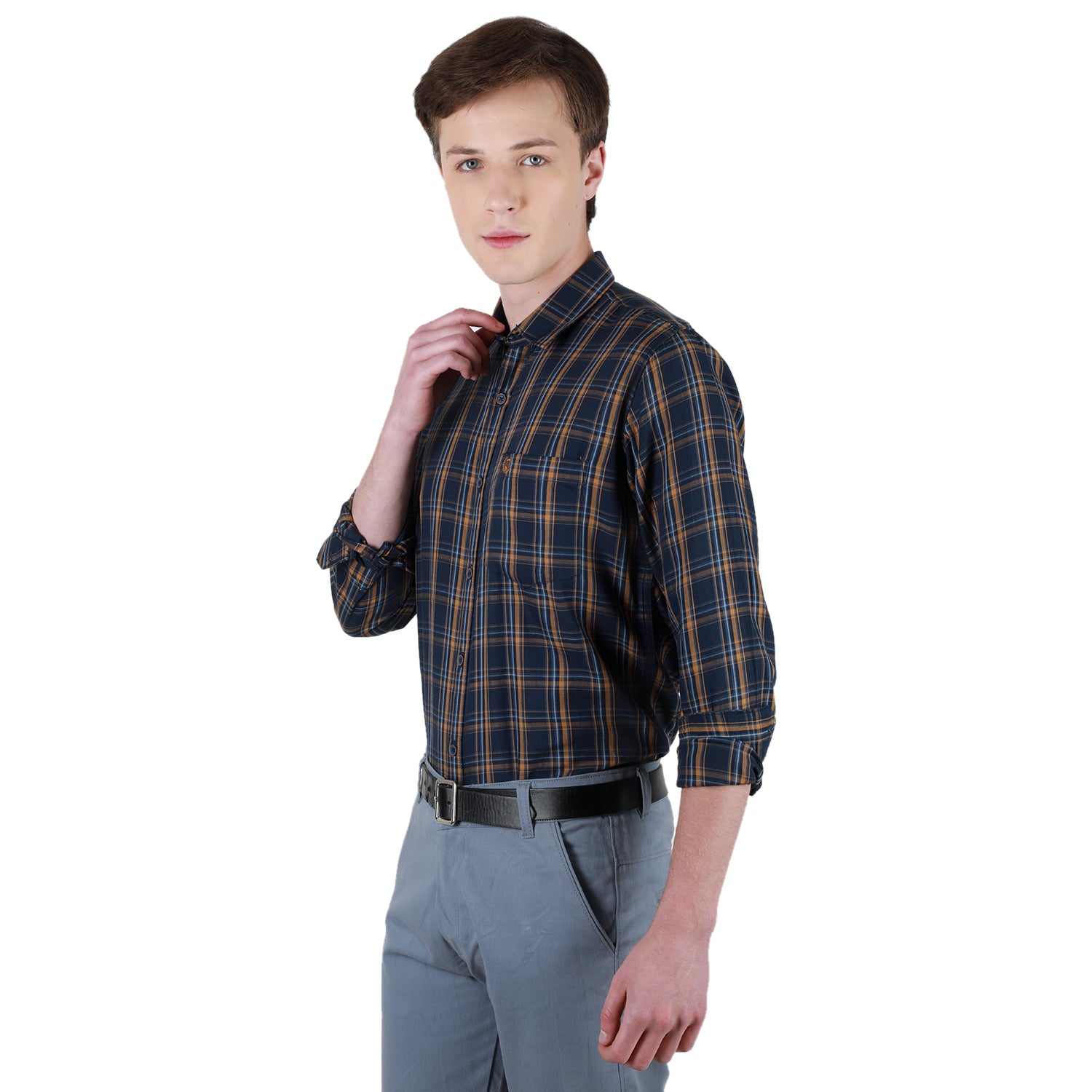 Duke Stardust Men Full Sleeve Cotton Shirt (SDO6CKIA)