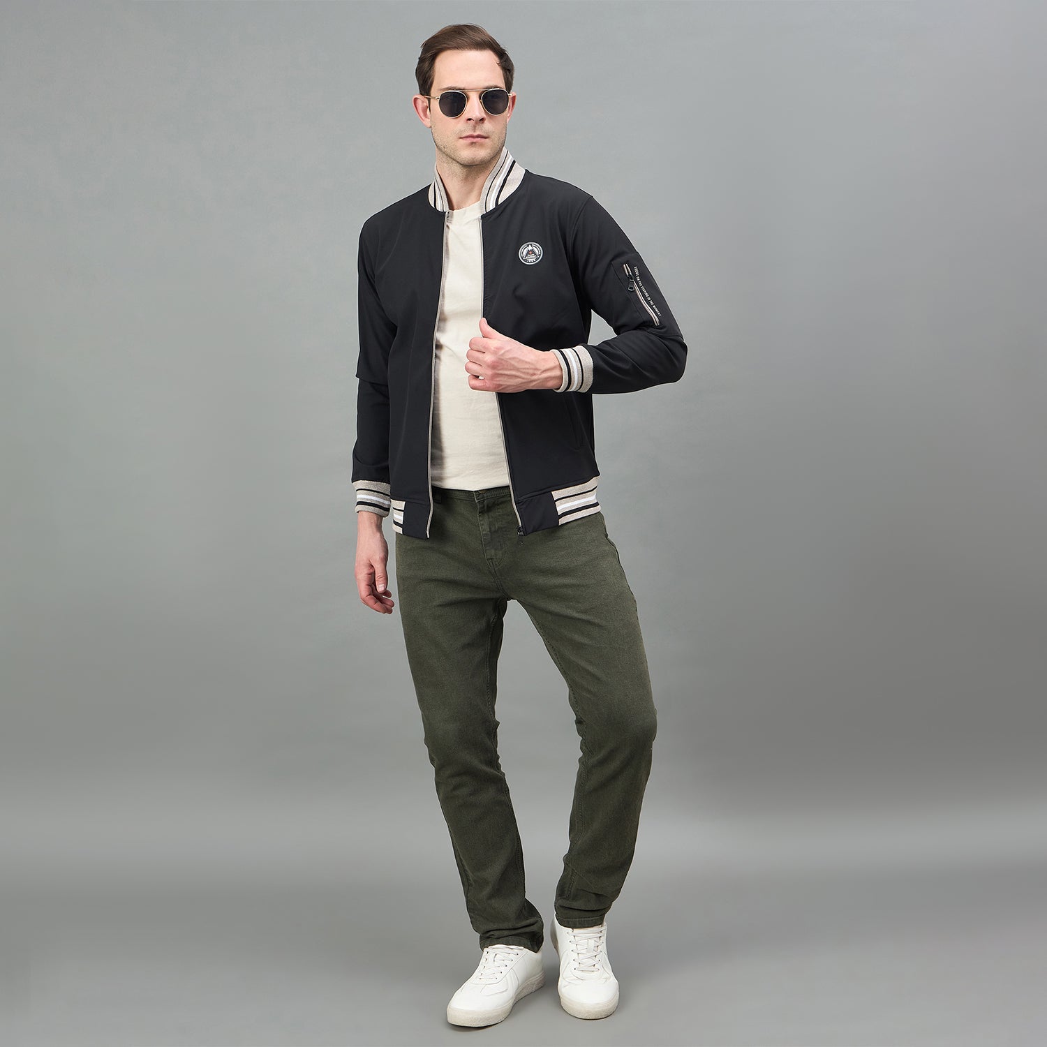 Duke Urban Men Full Sleeve Zipper Sweatshirt (LF6466)