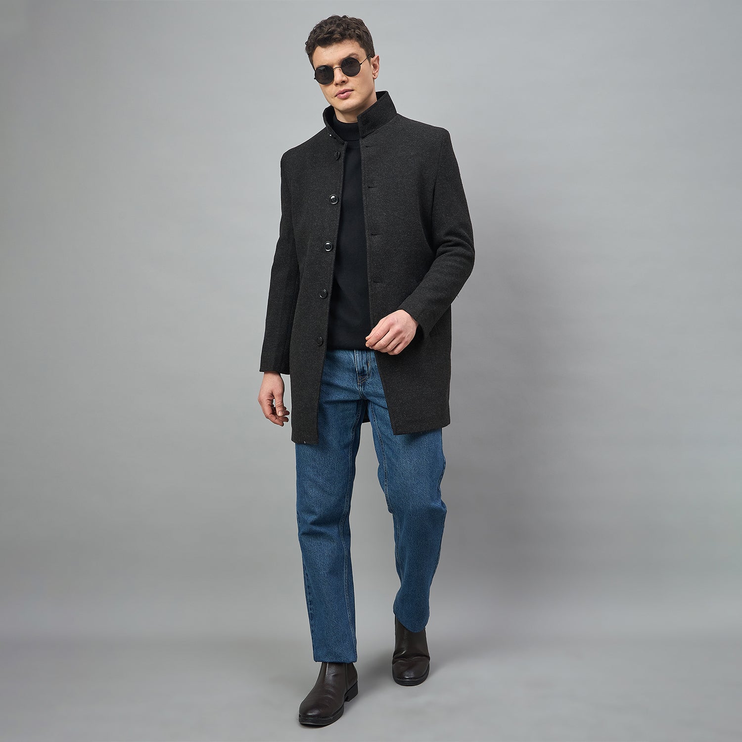 Duke Urban Men Full Sleeve Long Coat (SDZ3160C)