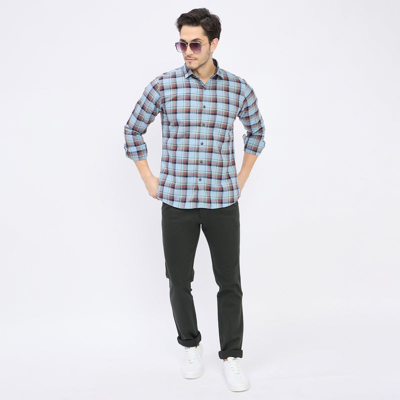 Duke Urban Men Flatfront Narrowfit Chinos Trousers (SDT4592)