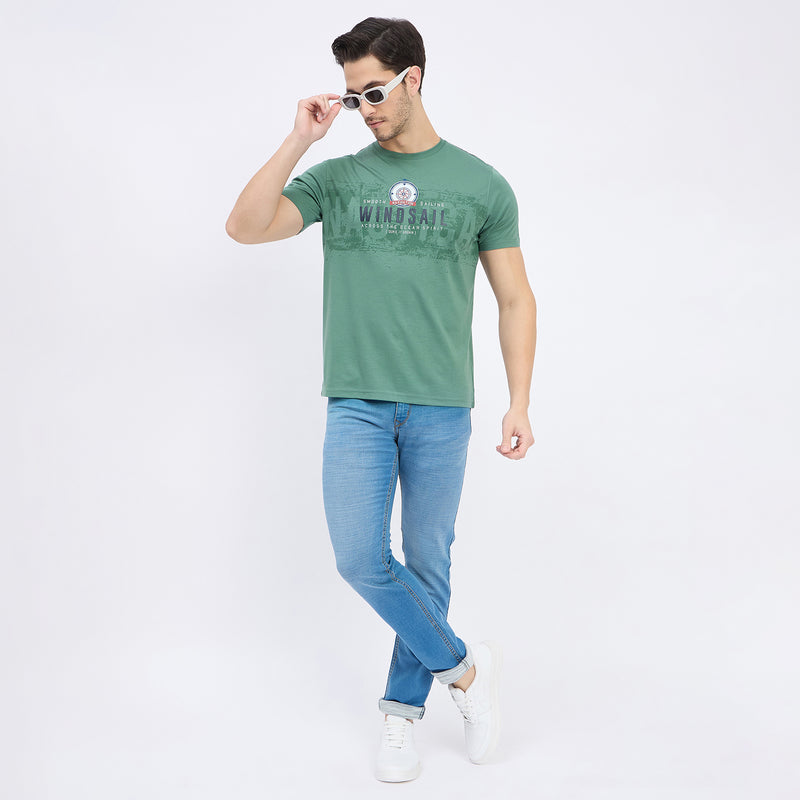 Duke Urban Men Half Sleeve Cotton T-shirt (LF7339)