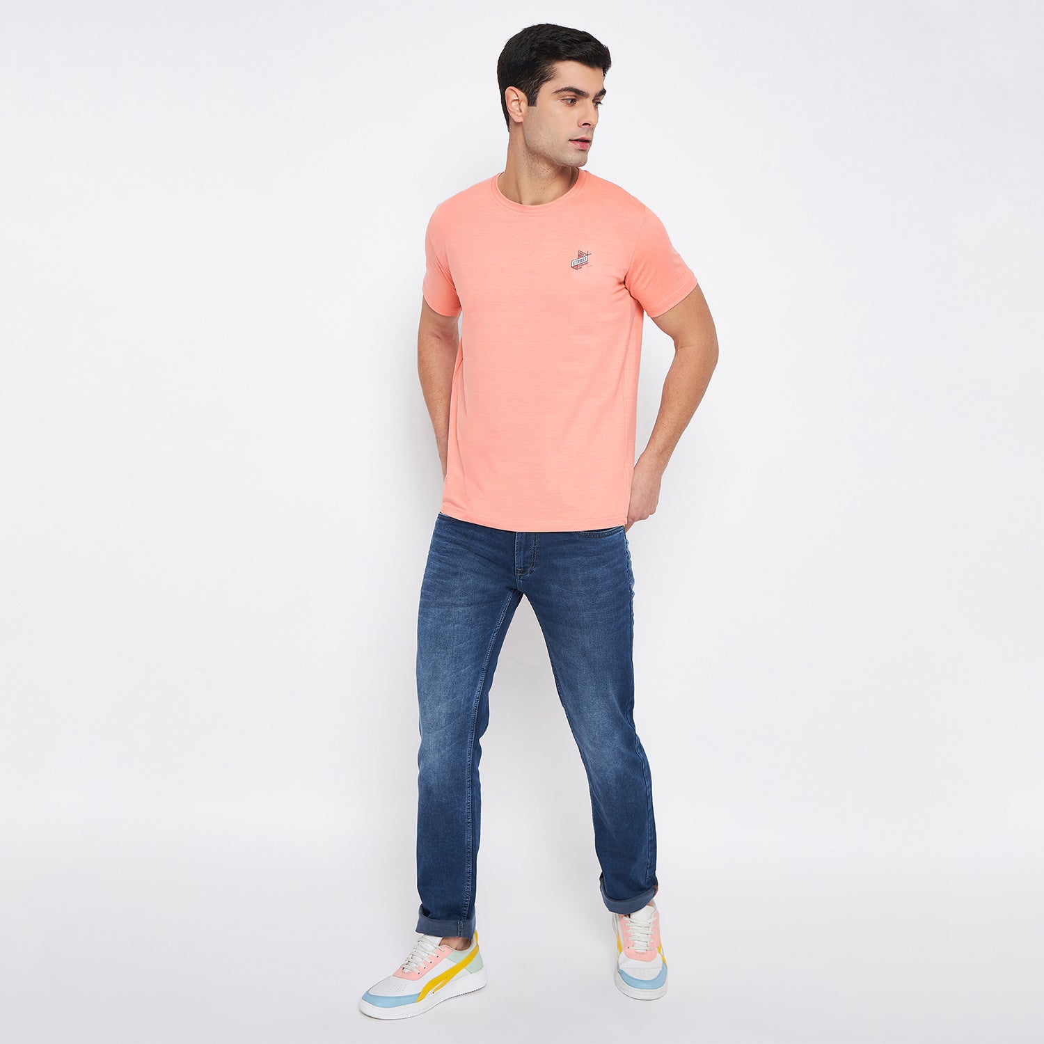 Duke Urban Men Half Sleeve Cotton T-shirt (ONLF250)