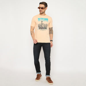 Duke Men Half Sleeve Cotton Tshirt (LF7422)