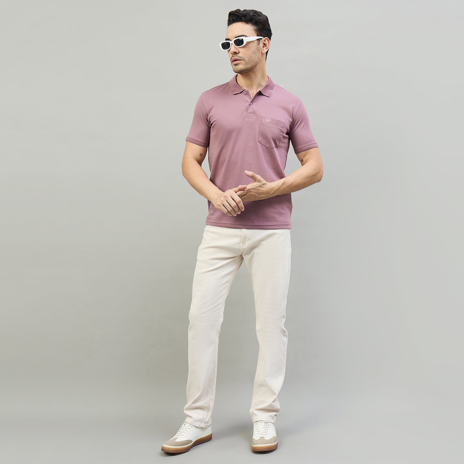 Duke Men Half Sleeve Cotton Smart Fit Casual T-shirt (SD75)