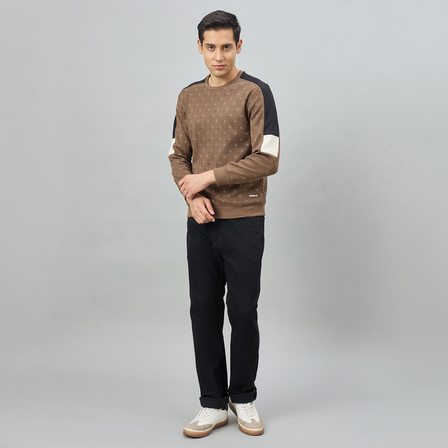 Duke Men Full Sleeve Round Neck Regular Sweatshirt (LF6474)