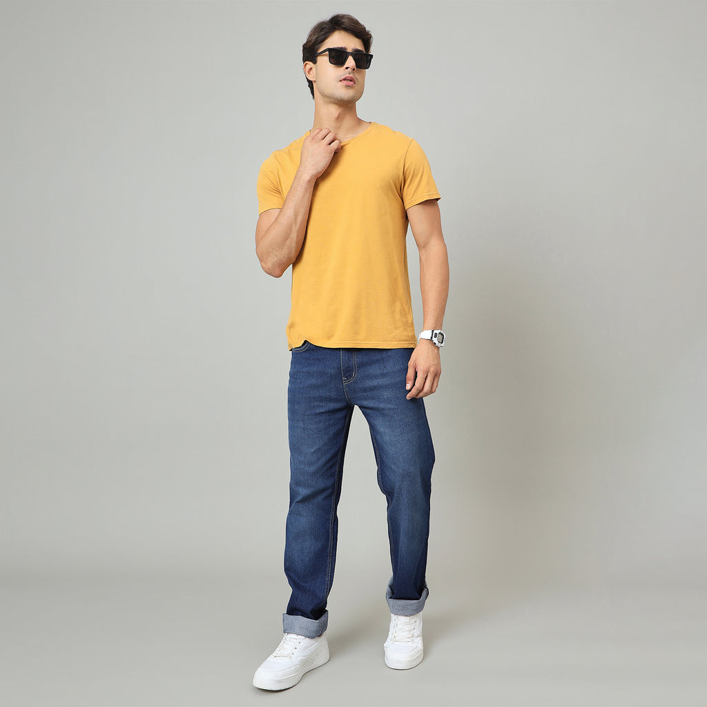 Duke Urban Men Comfort fit Stretchable mid-rise jeans (OND5900C)