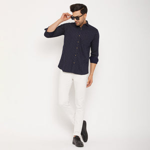 Duke Stardust Men Full Sleeve Cotton Shirt (SDO8PRTA)