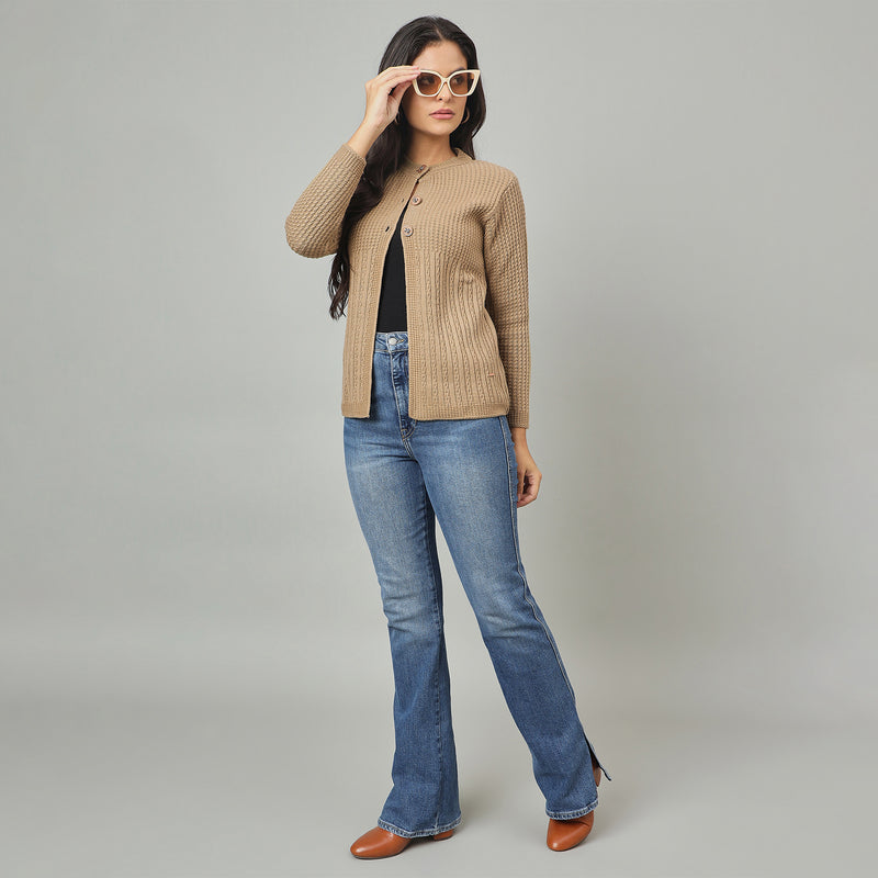 Duke Urban Women Front Open Regular Sweater (SDS1341)