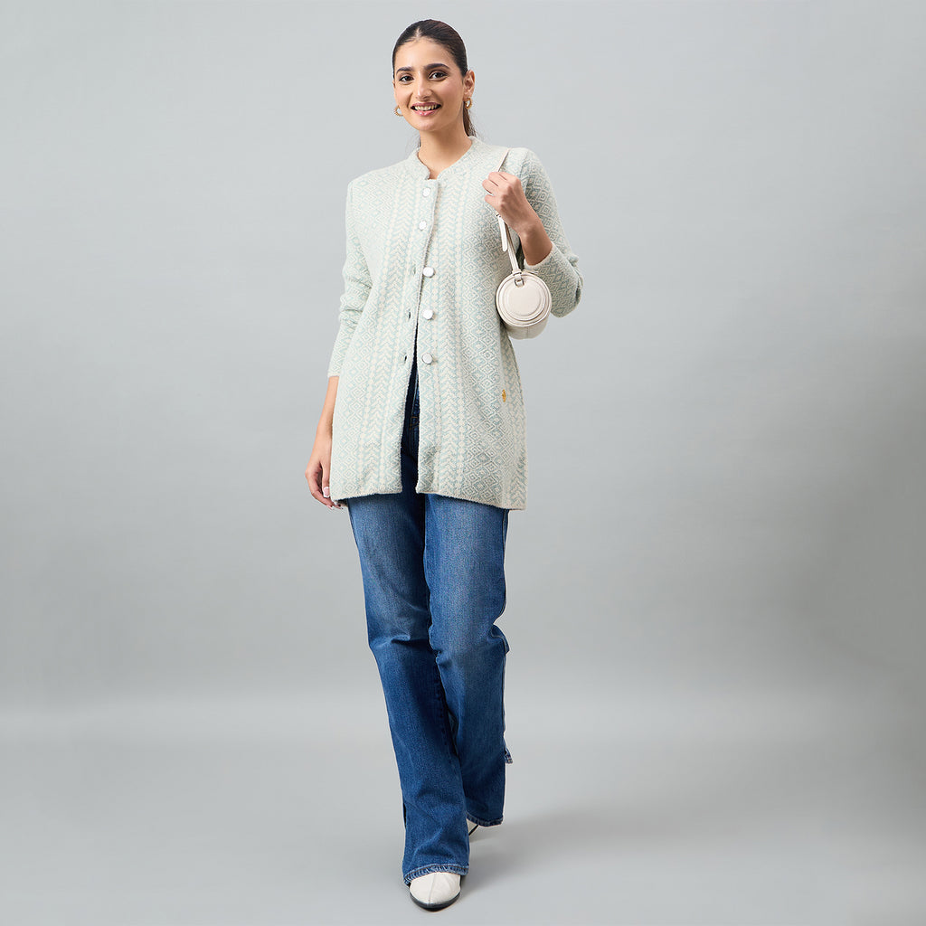 Duke Urban Women Full Sleeve Front Open Regular Cardigan (SDS1286)