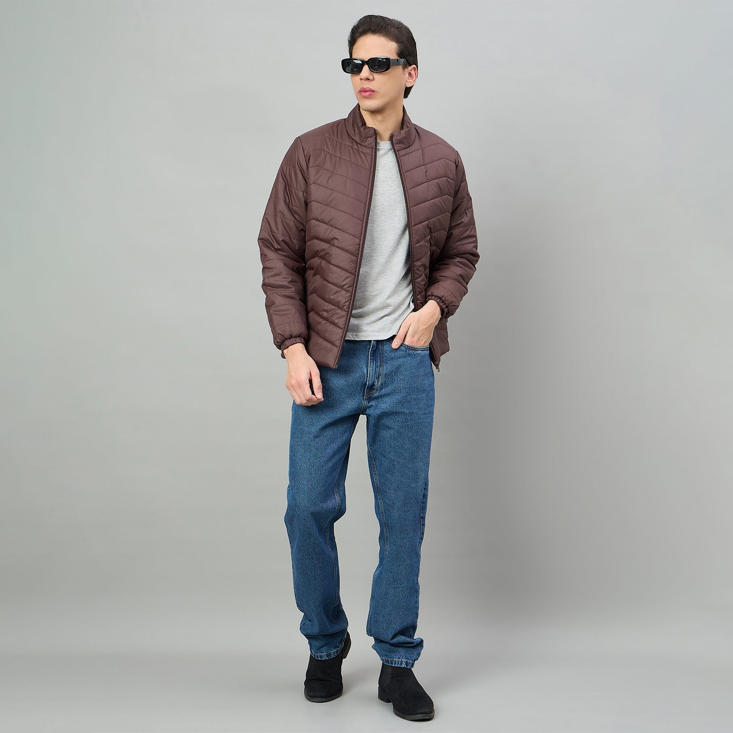 Duke Urban Men Full Sleeve Regular Puffer Jacket (OSDZ9494)
