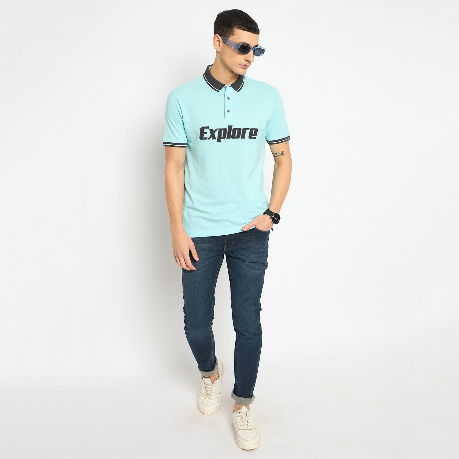 Duke Urban Men Half Sleeve Cotton Tshirt (LF7181)