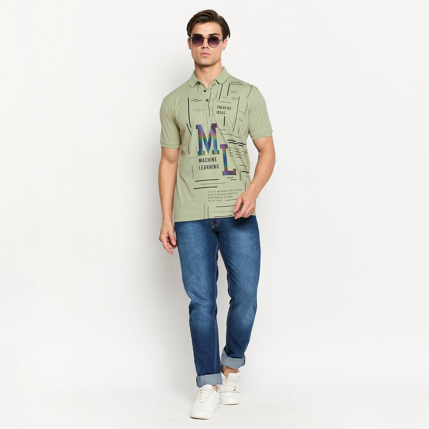 Duke Urban Men Half Sleeve Cotton T-shirt (LF7177)