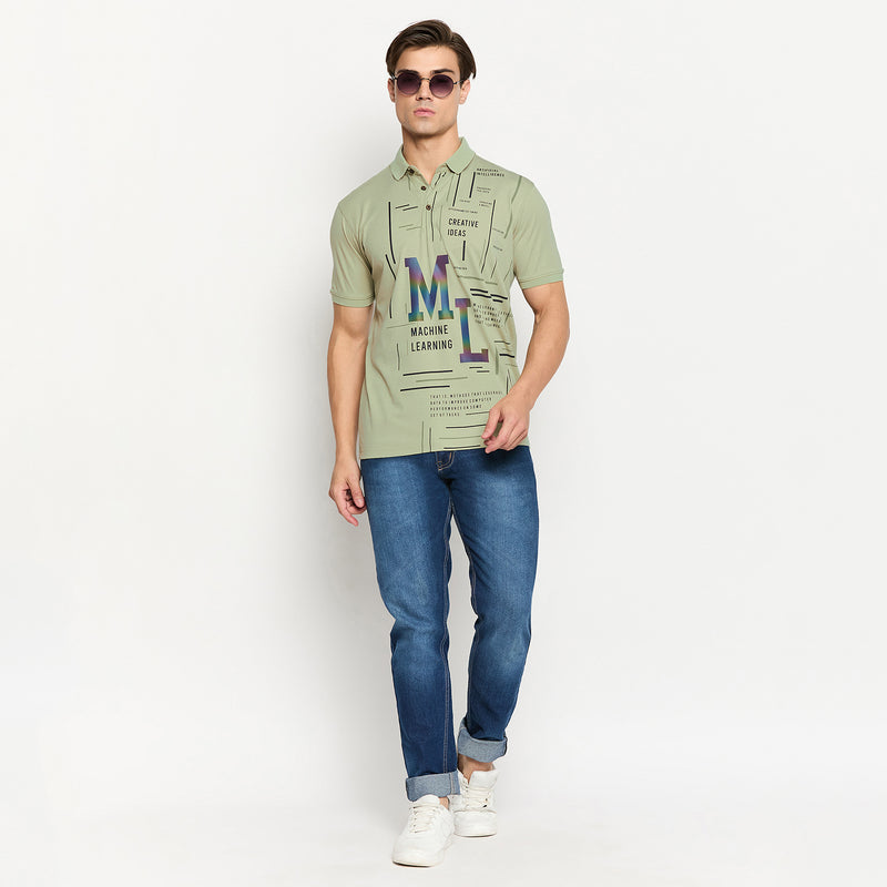 Duke Urban Men Half Sleeve Cotton T-shirt (LF7177)