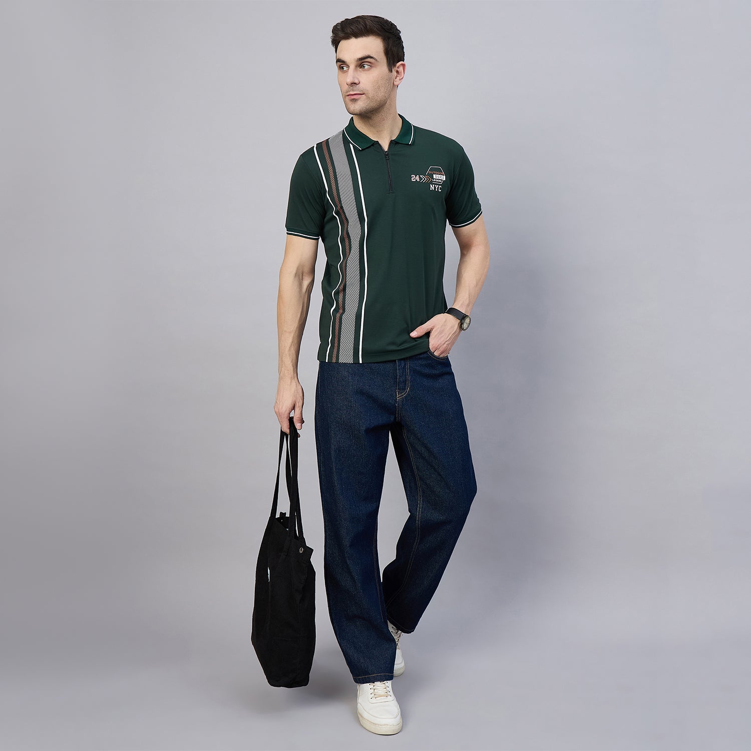 Duke Urban Men Half Sleeve Cotton Polo Tshirt (ON3168)