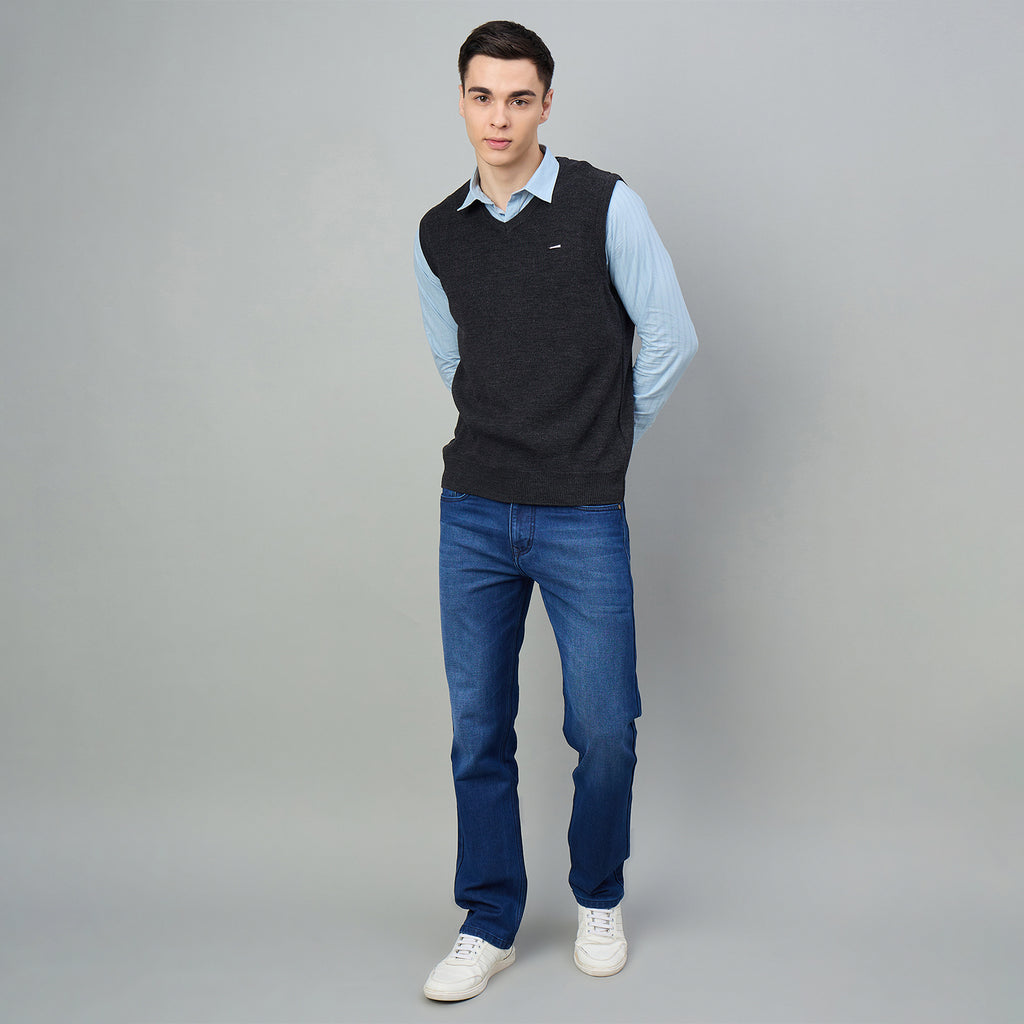Duke Urban Men Sleeveless V-Neck Sweater (SDS5000)