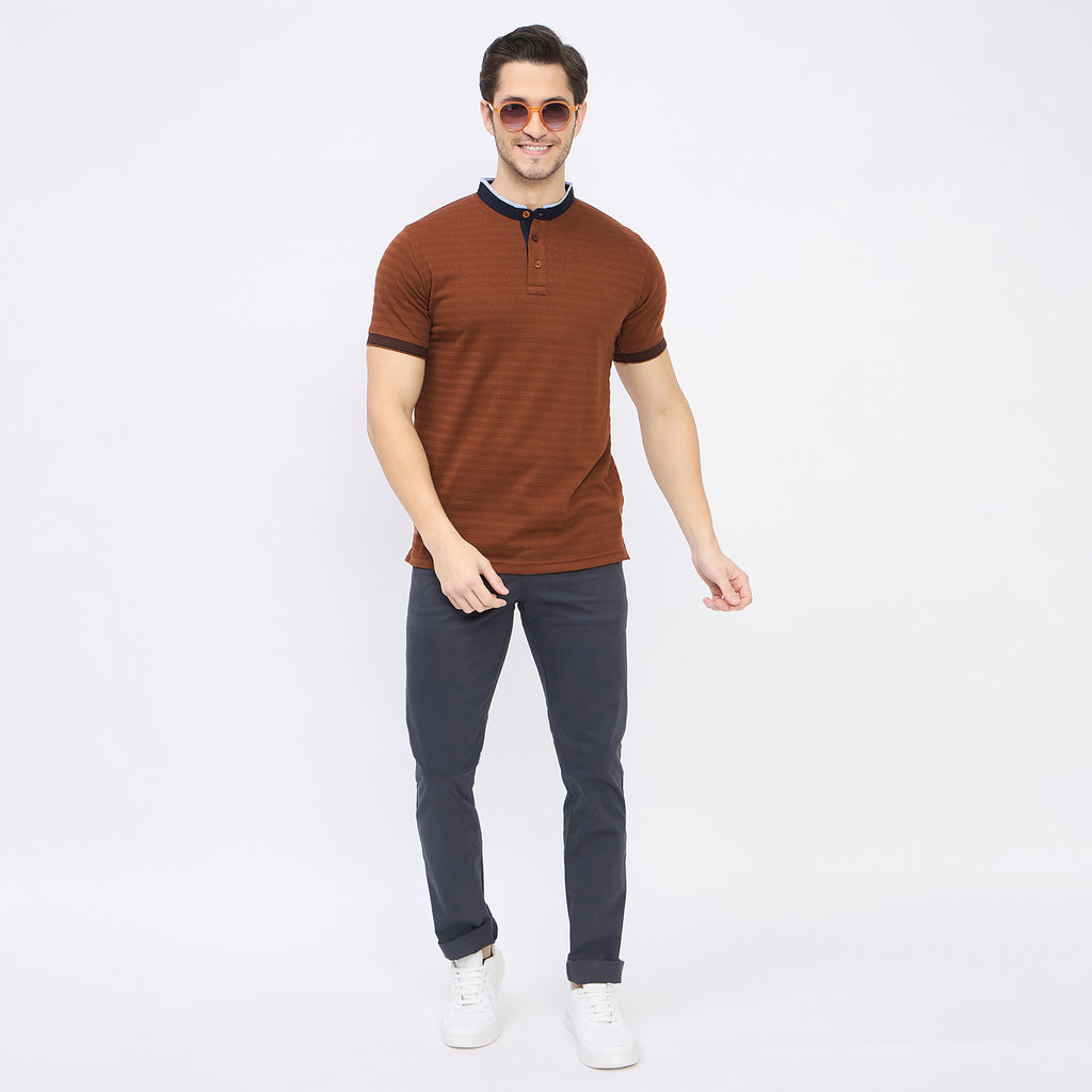 Duke Stardust Men Half Sleeve Cotton T-shirt (LF7264)