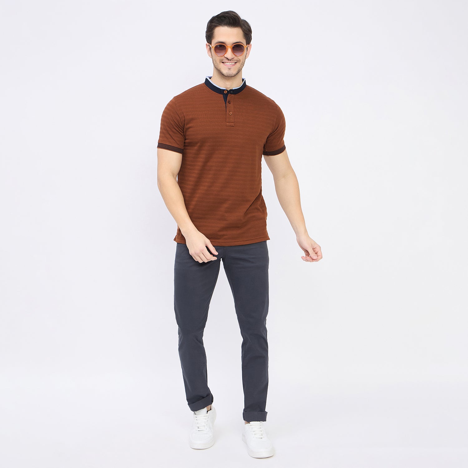 Duke Stardust Men Half Sleeve Cotton T-shirt (LF7264)