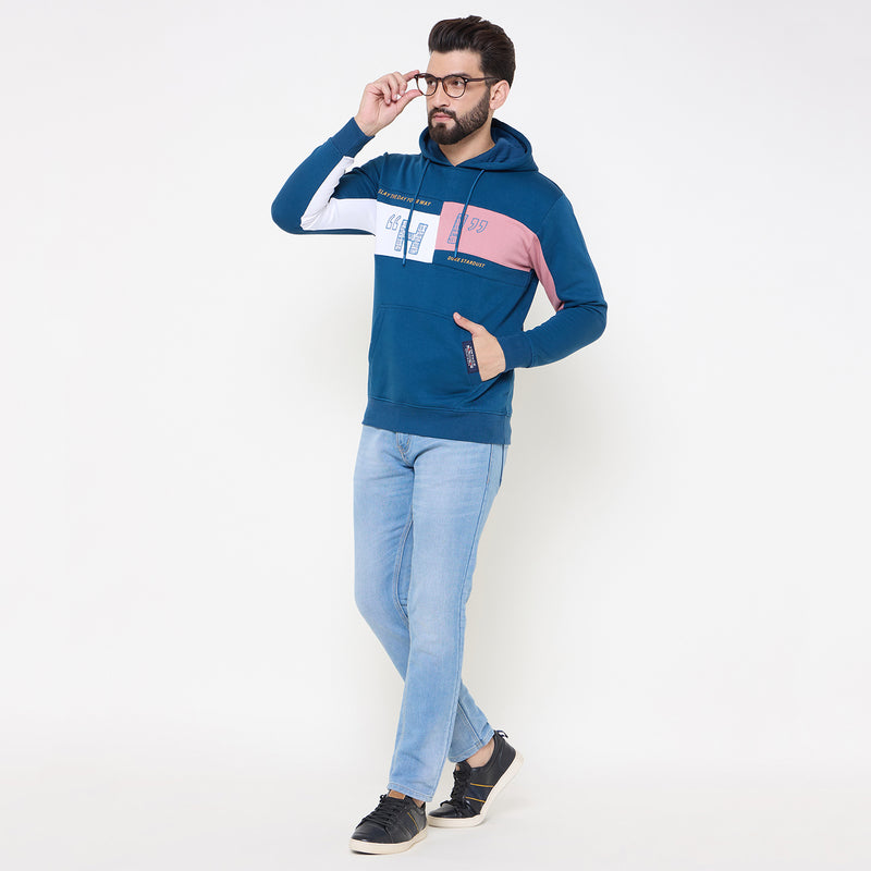 Duke Urban Men Color Block Sweatshirt (LF6277)