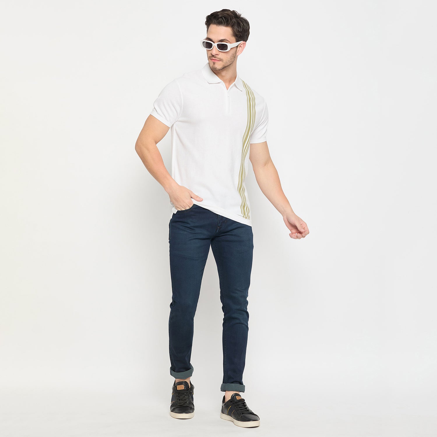 Duke Urban Men Half Sleeve Cotton T-shirt (LF7326)