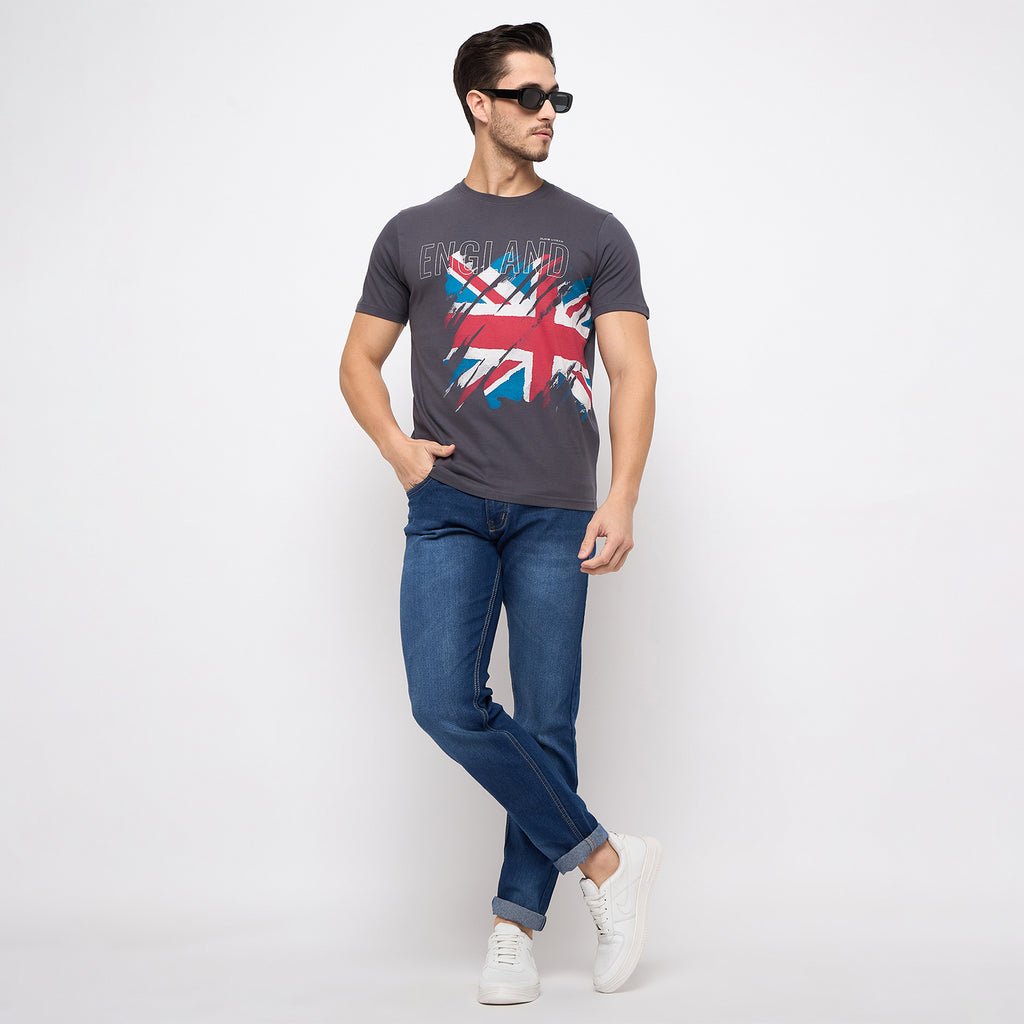 Duke Urban Men Half Sleeve Cotton T-shirt (LF7223)