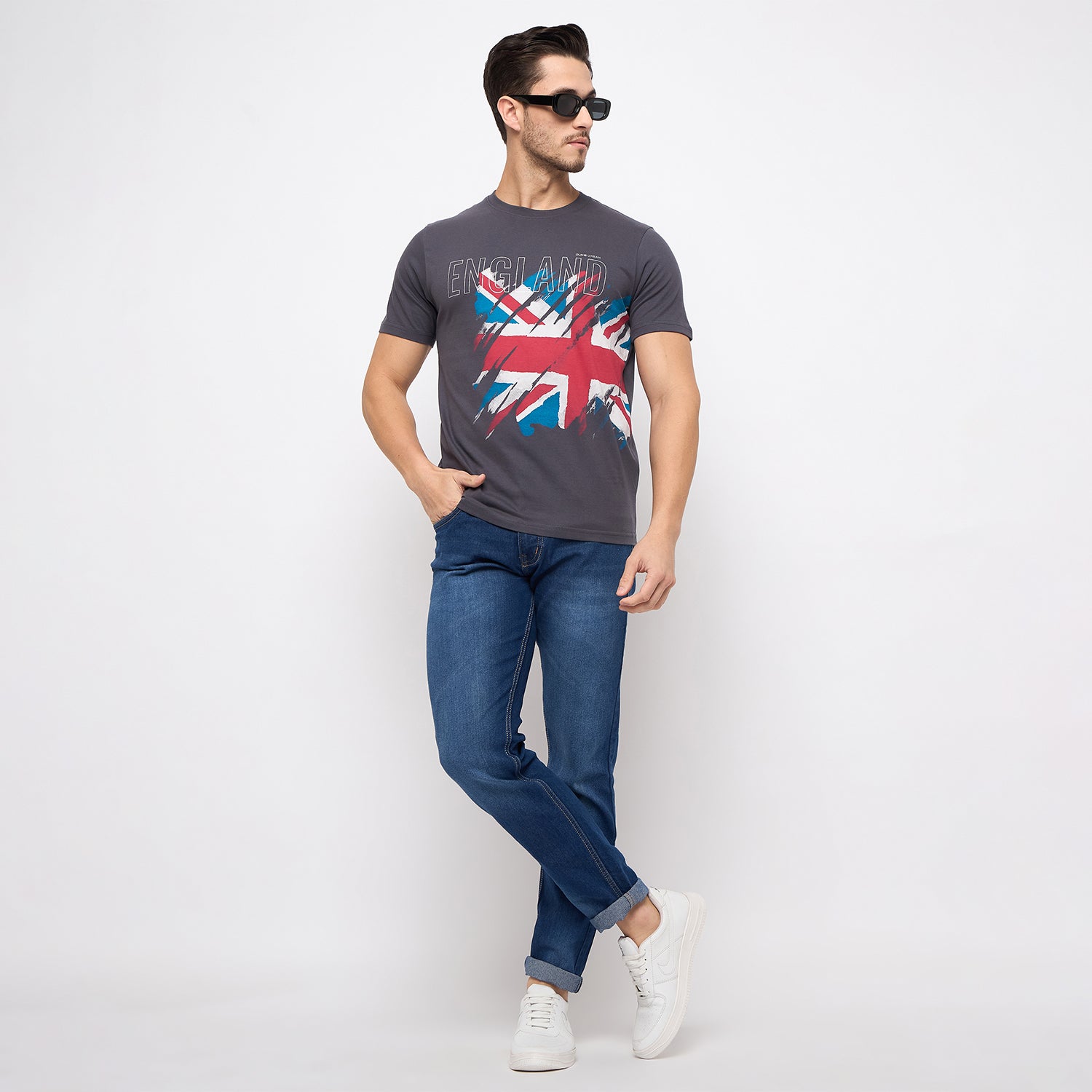 Duke Urban Men Half Sleeve Cotton T-shirt (LF7223)
