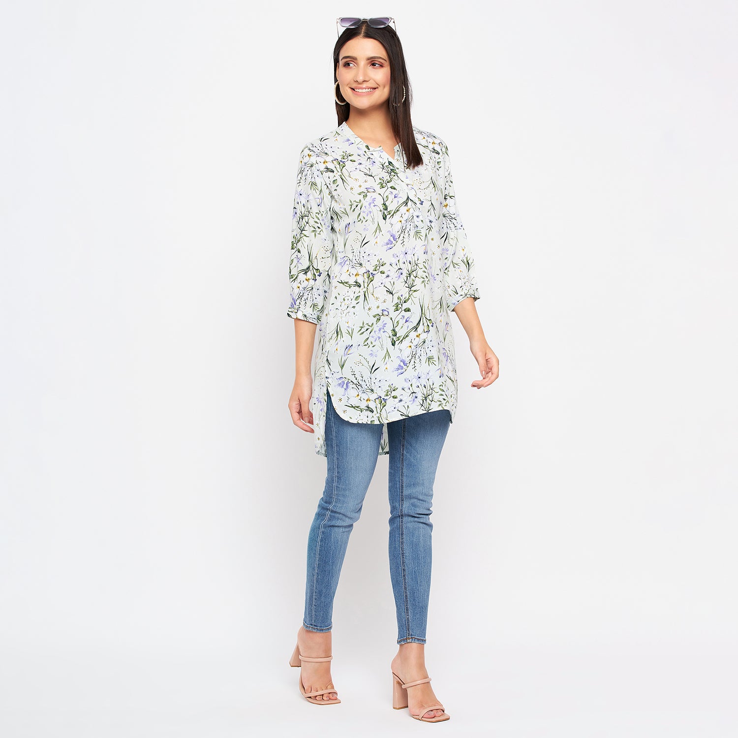 Duke Stardust Women 3/4 Sleeve Printed Tunic (SDX4113)