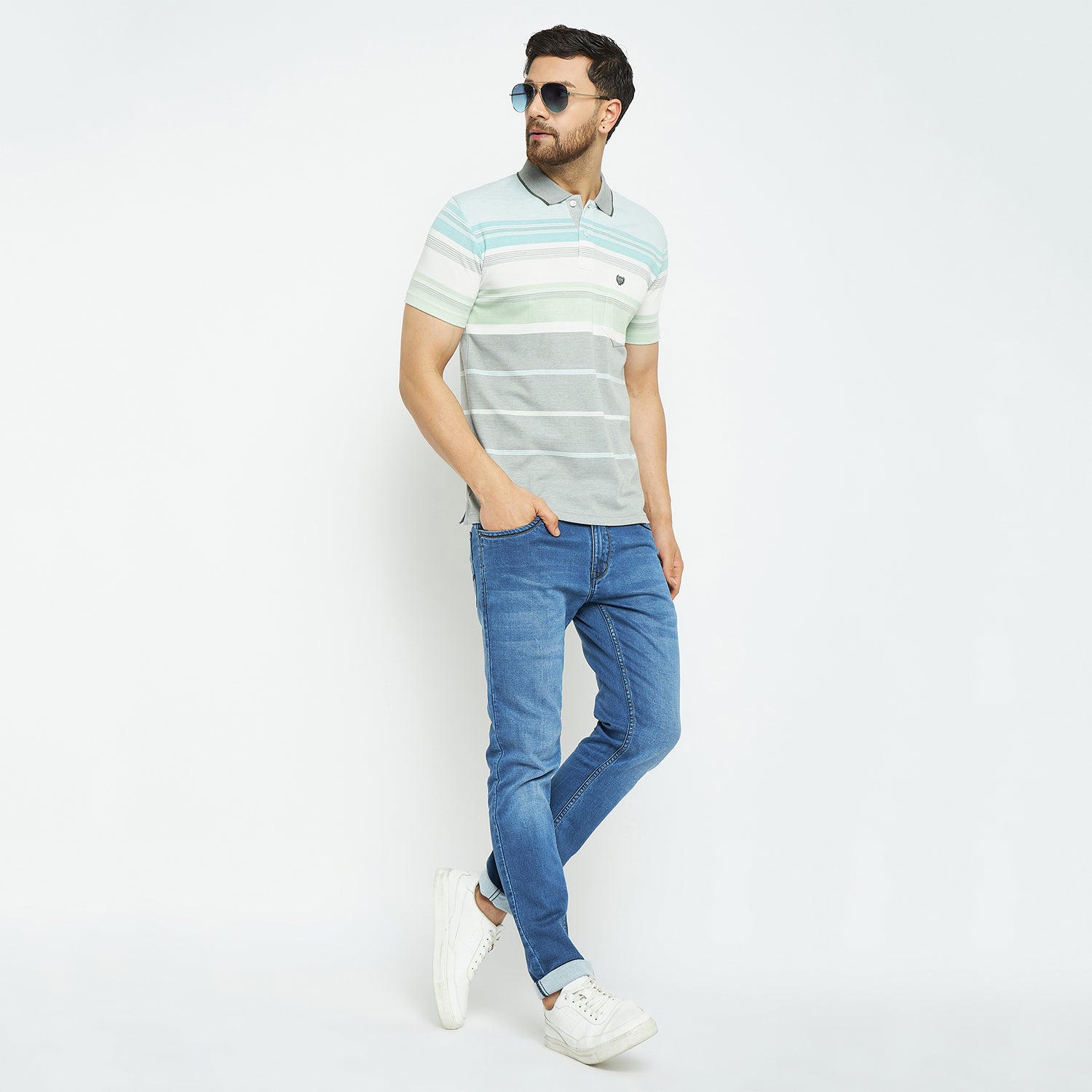 Duke Stardust Men Half Sleeve Cotton T-shirt (LF7076)